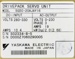 Yaskawa SGDC-20AJAY16